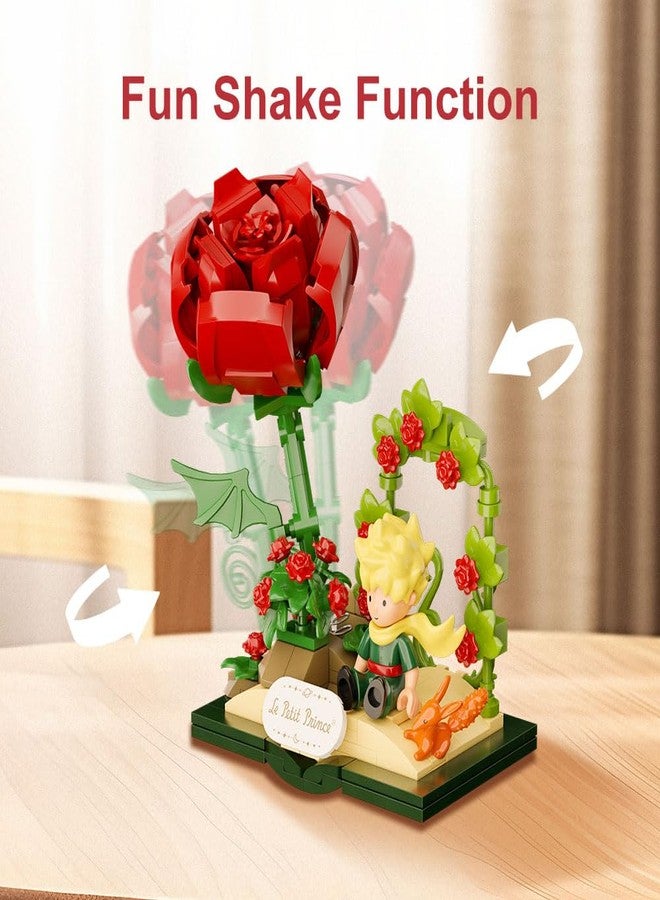 PANTASY Le Petit Prince Building Block Set Adults & Kids Collectible Brick Model,Rose,Train,Moon & Airplane Figures,Le Petit Prince Creative DIY Building Toys Gift for Fans of Stories - Image 4